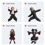 Magical Vampire Model Overlays
