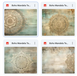 Magical Boho Mandela Textures