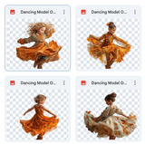 Magical Dancing Autumn Model Overlays