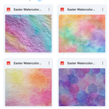 Magical Easter Watercolor Textures