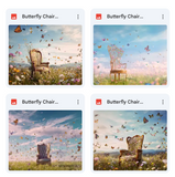 Butterfly Chair Background Bundle