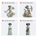 Magical Monster Bride Model Overlays