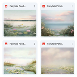 Fairytale Pond Background Bundle