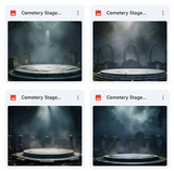 Cemetery Stage Background Bundle