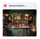 Santa's Kitchen Background Bundle