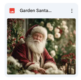 Garden Santa Background Bundle