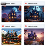 Ultimate Haunted House Background Bundle