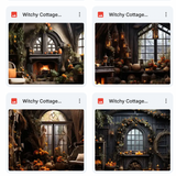 Ultimate Witchy Cottage Background Bundle