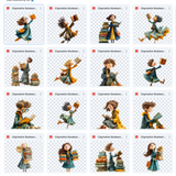 Claymation Kids Series: Bookworm Asset Pack