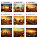 Claymation Kids Series: Pumpkin Patch Asset Pack