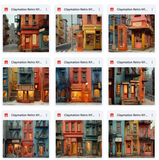 Claymation Kids Series: Retro Street Asset Pack