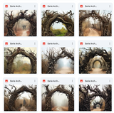 Ultimate Eerie Arch Background Bundle