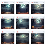 Ultimate Eerie Path Background Bundle