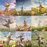 Joyous Bunny Background Bundle