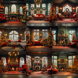 Ultimate Holiday Living Room Background Bundle