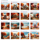 Claymation Kids Series: Autumn House Asset Pack