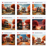 Claymation Kids Series: Autumn House Asset Pack