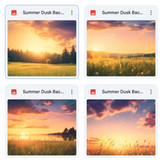 Summer Dusk Background Bundle