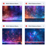 Witchy Balance Beam Background Bundle