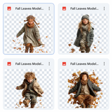 Magical Fall Leave Model Overlays
