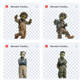 Magical Monster Frankie Model Overlays
