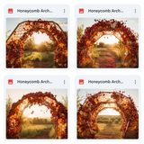 Honeycomb Arch Background Bundle