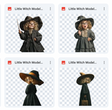 Magical Little Witch Model Overlays