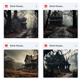 Magical Eerie House Background Bundle