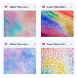 Magical Easter Watercolor Textures