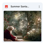 Summer Santa Background Bundle