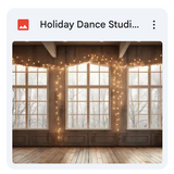 Holiday Dance Studio Background Bundle