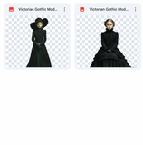 Magical Victorian Gothic Model Overlays