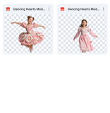Magical Dancing Hearts Model Overlays
