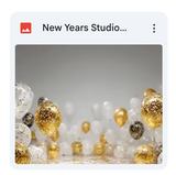 New Year's Studio Background Bundle