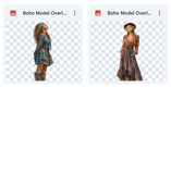 Magical Boho Model Overlays