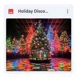 Holiday Disco Background Bundle