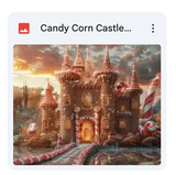 Candy Corn Castle Background Bundle