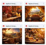 Ultimate Apples & Honey Background Bundle