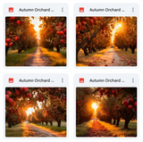 Ultimate Autumn Orchard Background Bundle
