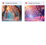 Ultimate Candy Corn Forest Background Bundle