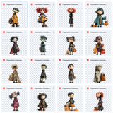 Claymation Kids Series: Trick or Treat Asset Pack