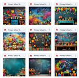 Ultimate Primary School Background Bundle