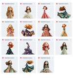 Claymation Kids Series: Couture Girls Asset Pack