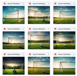 Ultimate Soccer Field Background Bundle