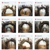 Ultimate Eerie Arch Background Bundle