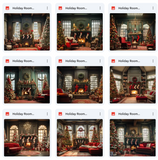 Ultimate Holiday Living Room Background Bundle