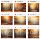 Ultimate Autumn Haze Background Bundle
