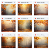 Ultimate Autumn Haze Background Bundle