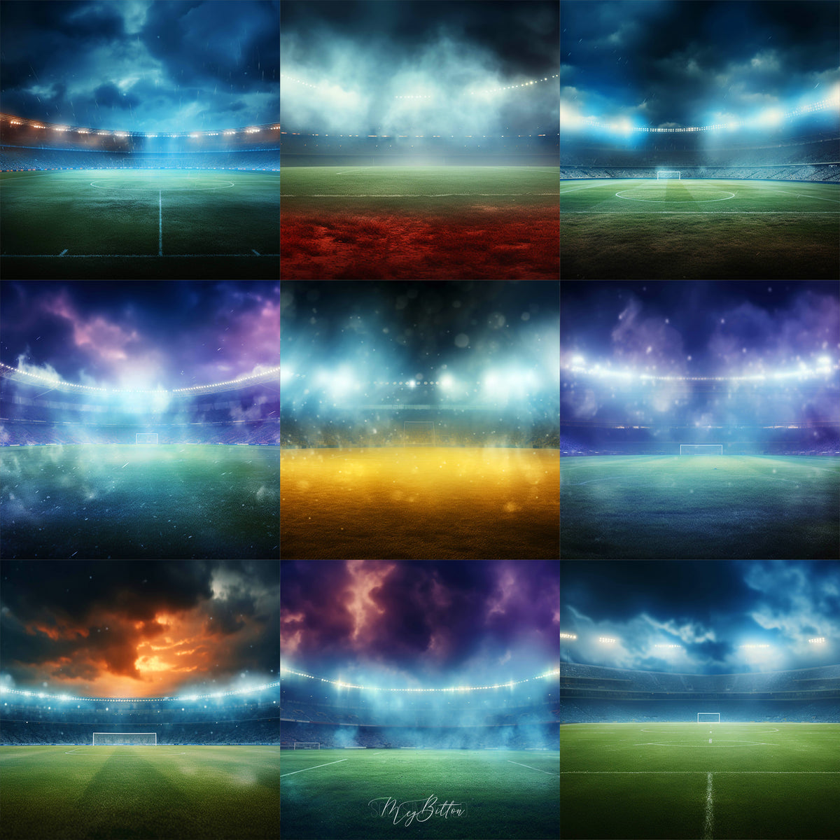 Ultimate Stadium Lights Background Bundle