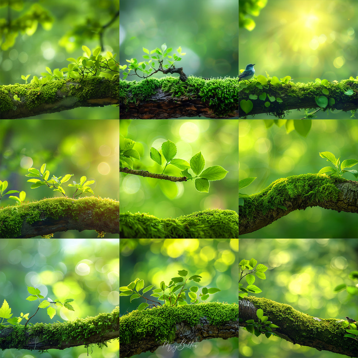 Fairy Branch Background Bundle